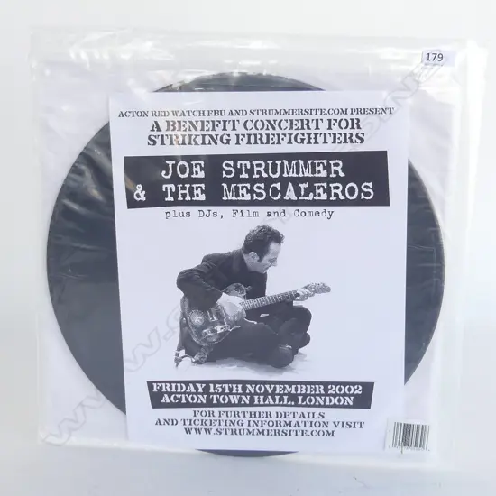 Joe Strummer & The Mescaleros, Friday 15th November 2002 Acton Town Hall, London, double album